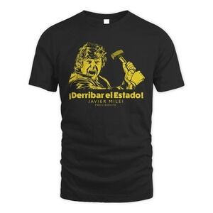 Smash The State Javier Milei For President Tshirt